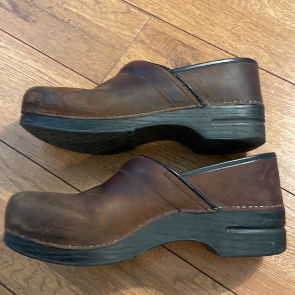 Vintage Dansko Professional Oiled Leather Clogs SZ 46 - Picture 7 of 14